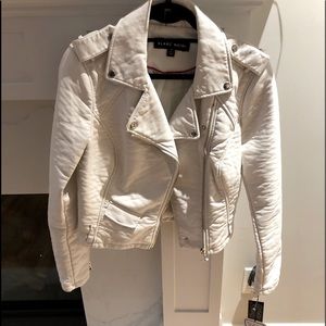 Faux white blank jacket